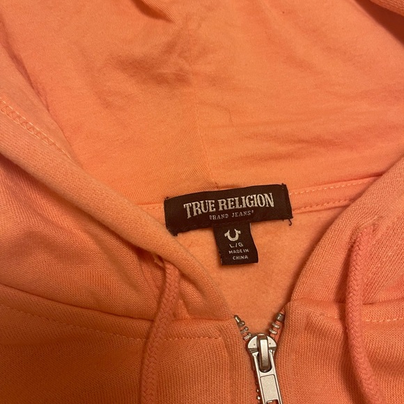 Original True Religion Zip up sweater. Size L - Picture 3 of 3